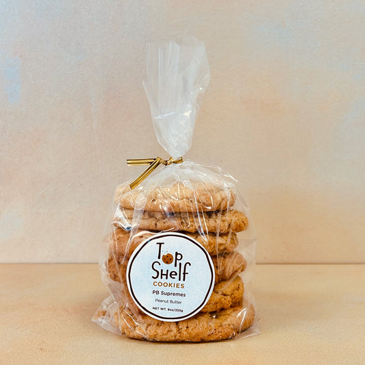 Stack of Peanut Butter Cookies