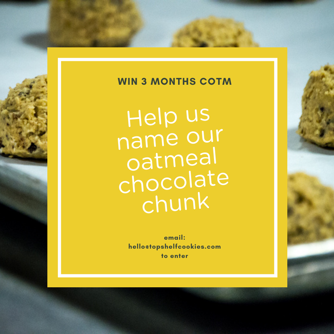 Help us name a new cookie, win stuff